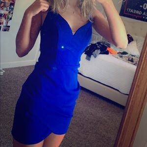 gorgeous blue dress size-5/6